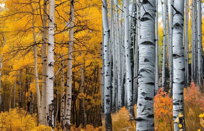 Aspen Vs Birch Tree 