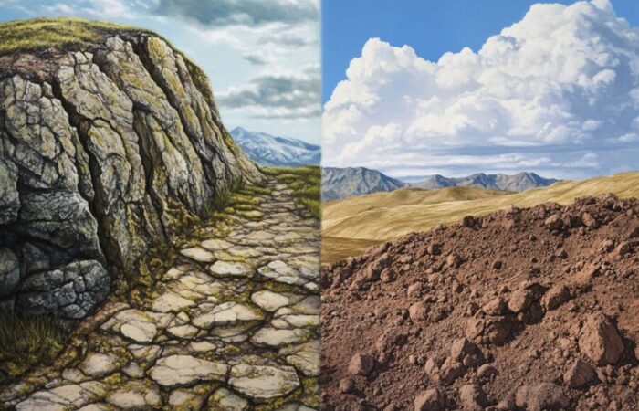 Difference Between Weathering and Denudation